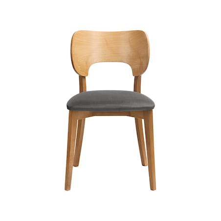 KONSIMO LYCO loftowe krzesło szare