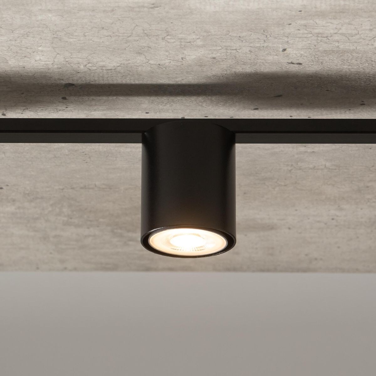 Nowoczesne tuby do przedpokoju Sky czarna lampa metalowa