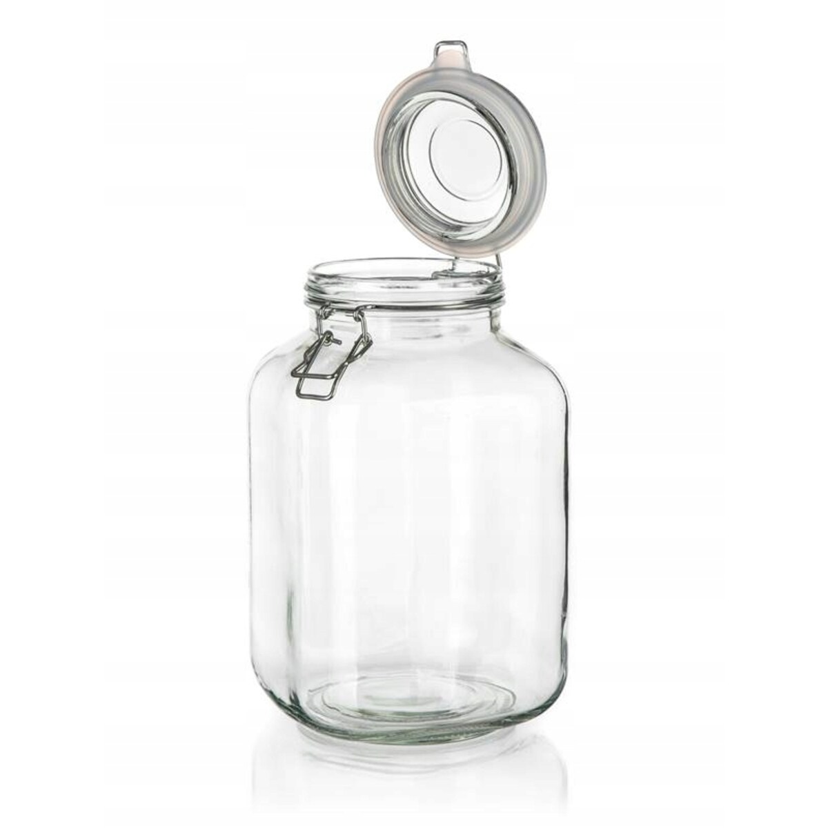 4x SŁOIK SZKLANY z klipsem hermetyczny na przetwory ogórki weki kapusta 3 L