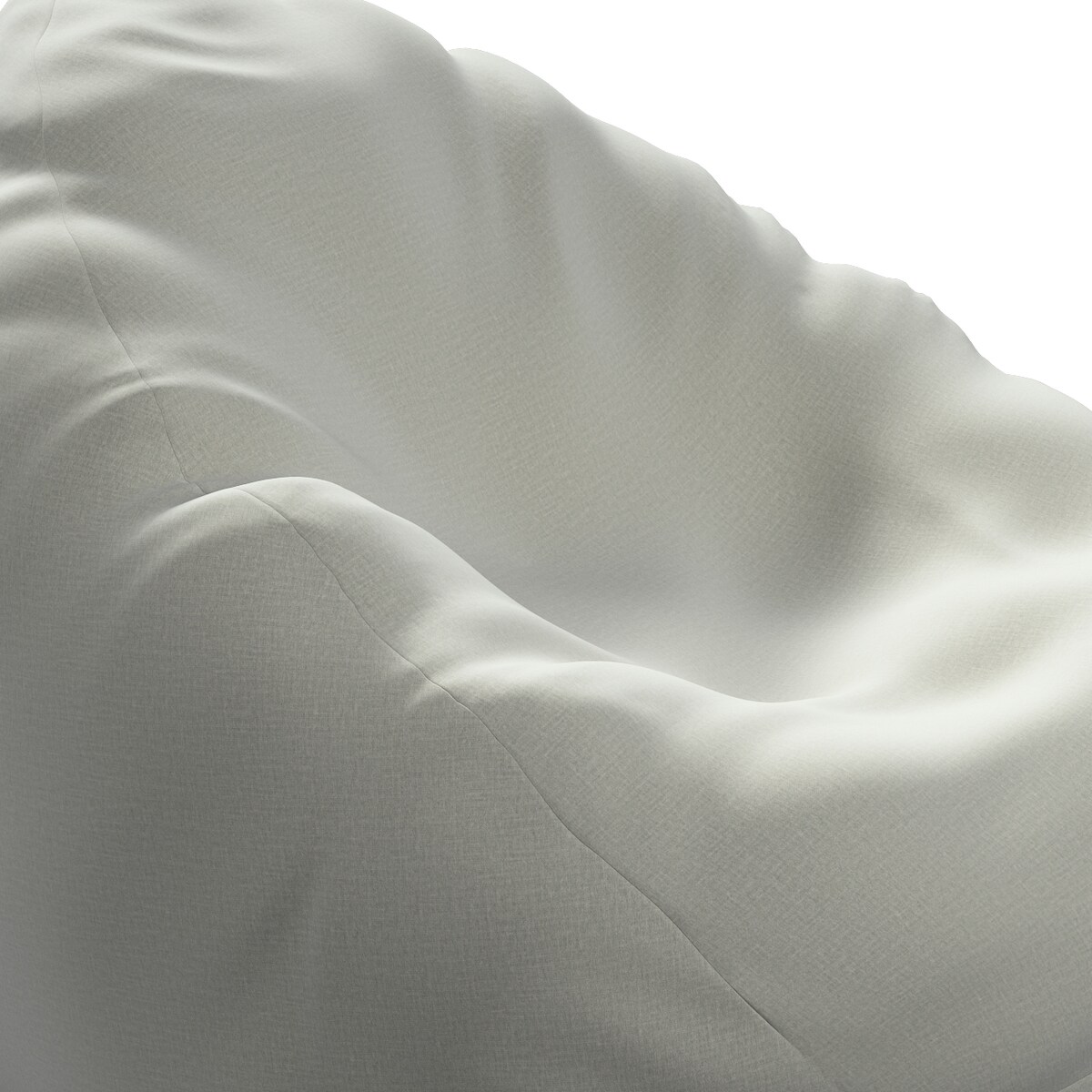 Worek do siedzenia, pastelowo miętowy welwet, Ø80 x 115 cm, Ingrid