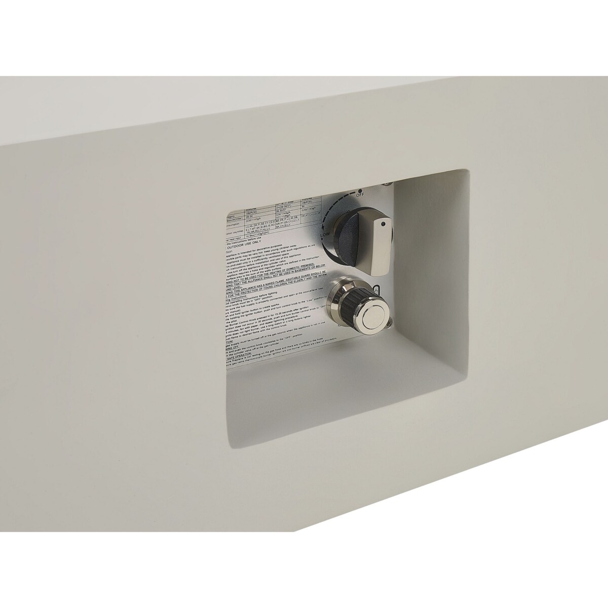 Palenisko ogrodowe szarobeżowe PAVO