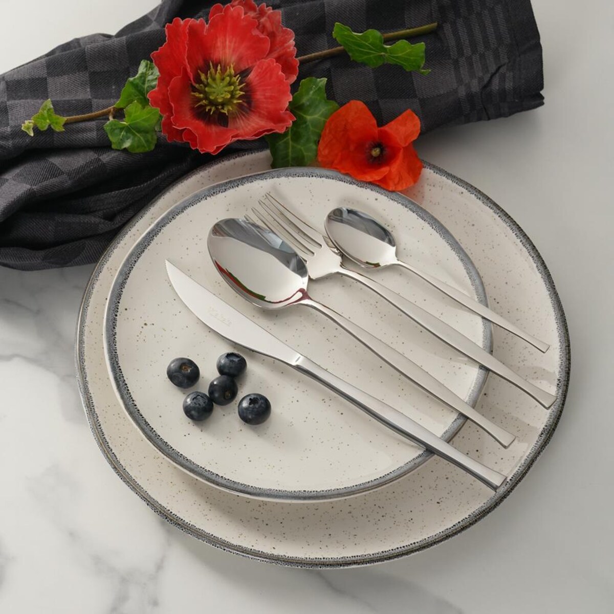 VILLA ITALIA Zestaw sztućców na 12 osób 60 elementów ARGOS