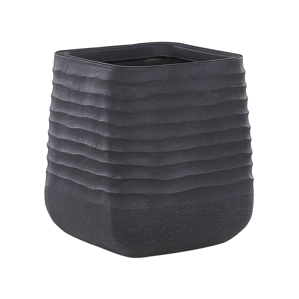 Doniczka 50 x 50 x 49 cm czarna PARIKIA