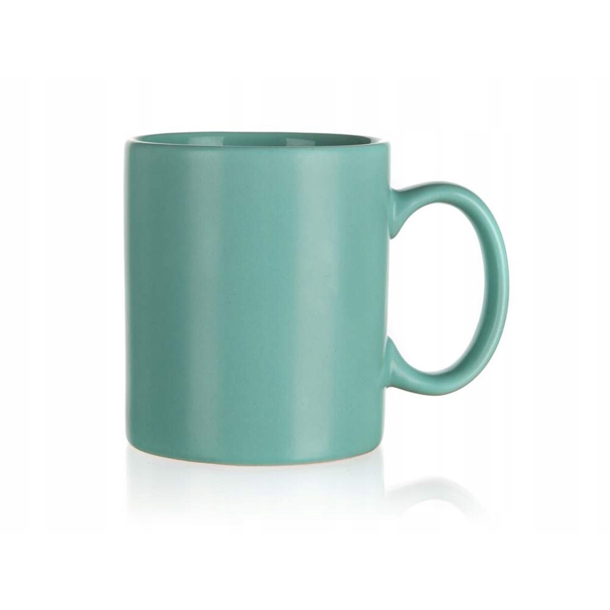 2x KUBEK BEZ NADRUKU miętowy 350 ml matowy na kawę herbatę do pracy domu