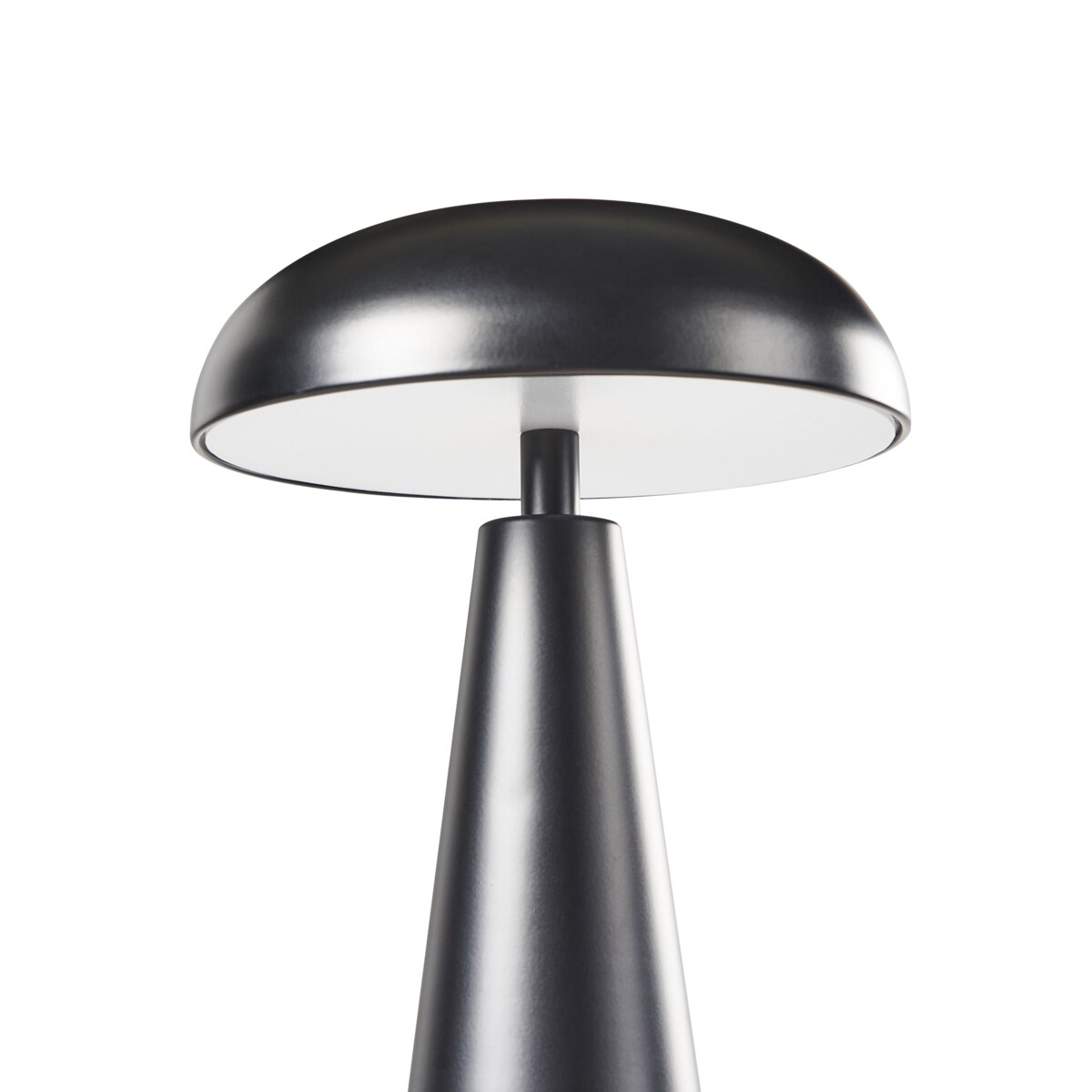 Bezprzewodowa lampa stołowa LED BOCONO Z czujnikiem ruchu Metal Czarny