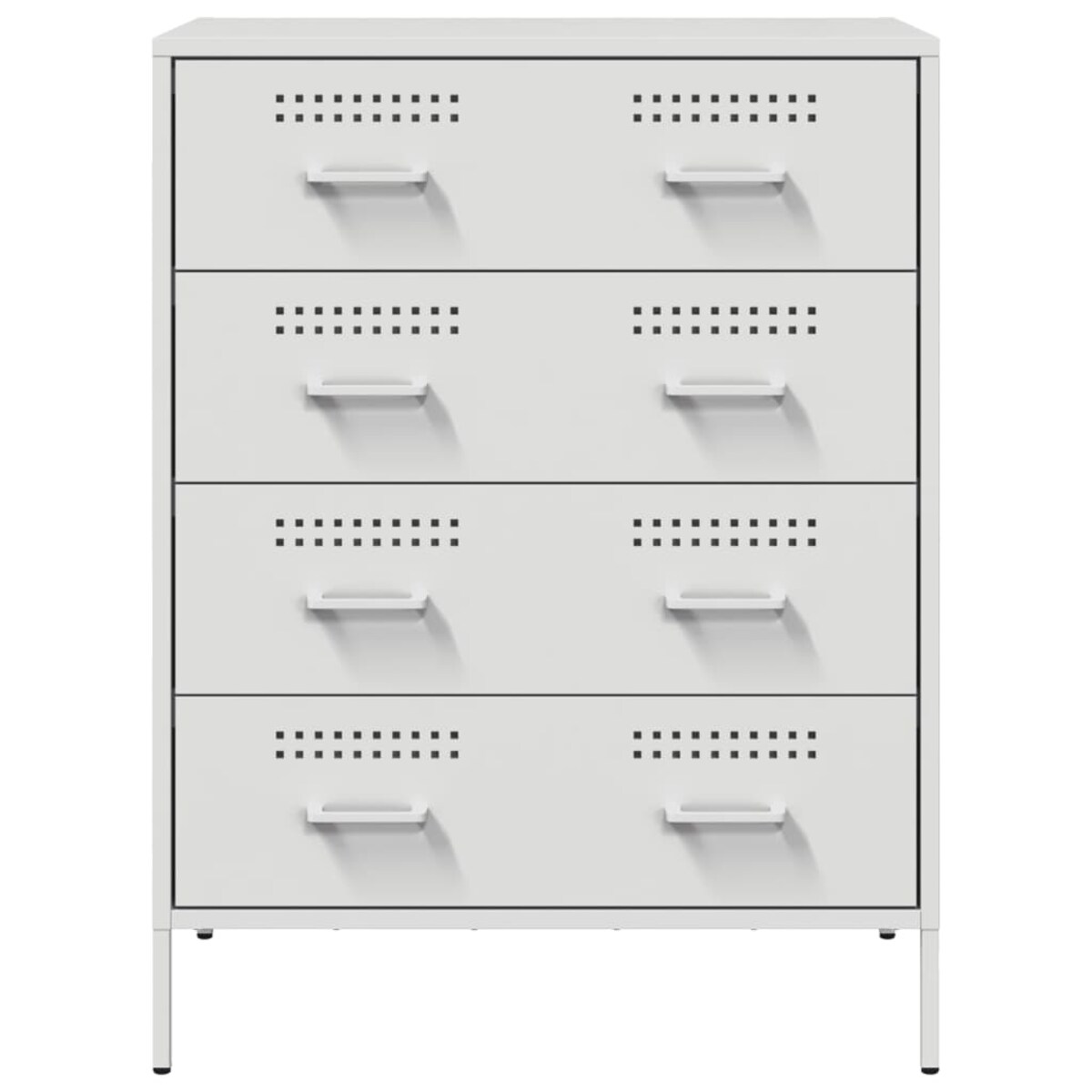 vidaXL Szafka, biała, 68x39x89 cm, stal