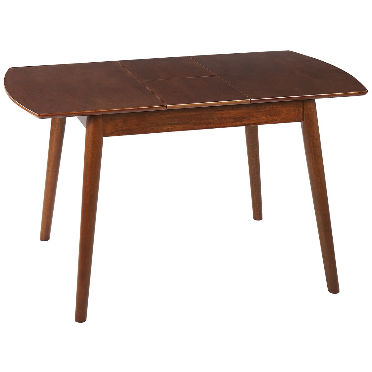 Stół do jadalni rozkładany TOMS Ciemnobrązowy 100/130 cm 80 cm