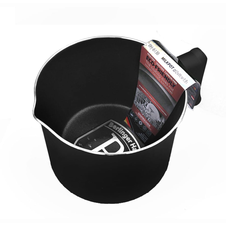Garnek do mleka 1,2 l czarny Berlinger Haus BH-6138