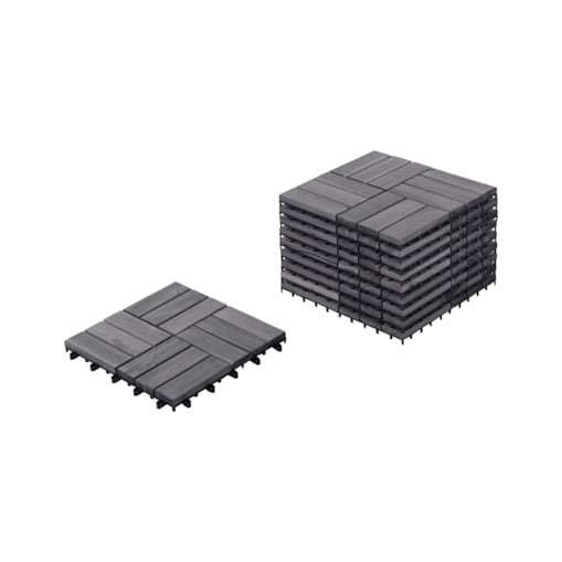 Płytki tarasowe ACERENZA Certyfikowane drewno akacjowe Szary