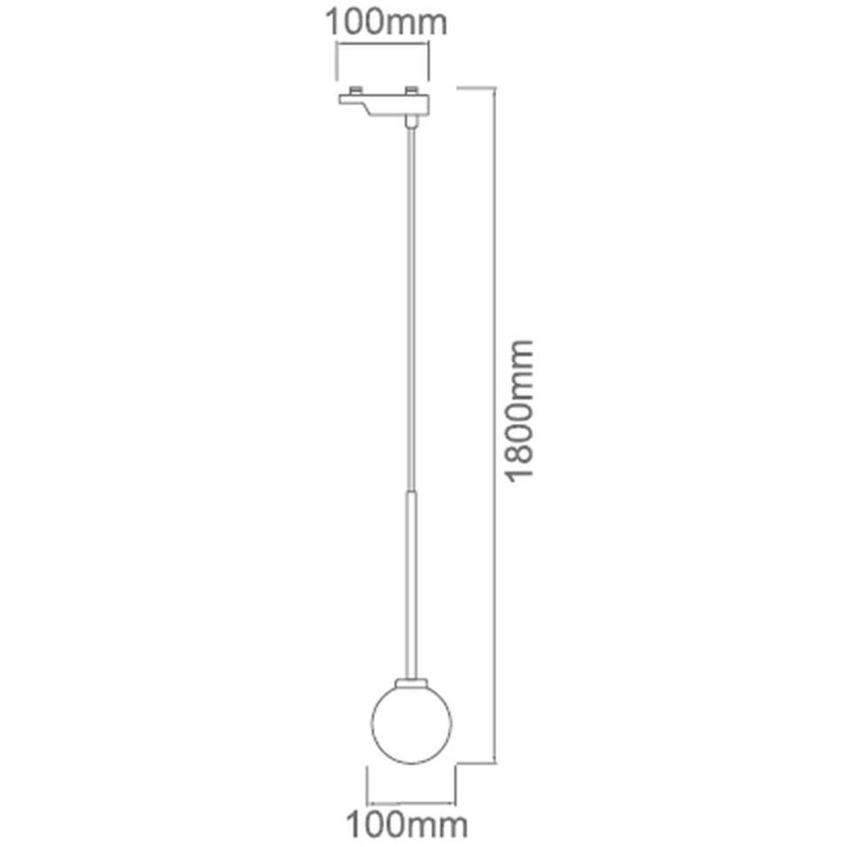 LAMPA wisząca Ota I Track Orlicki Design metalowa OPRAWA zwis do systemu szynowego 1-fazowego czarny matowy biały