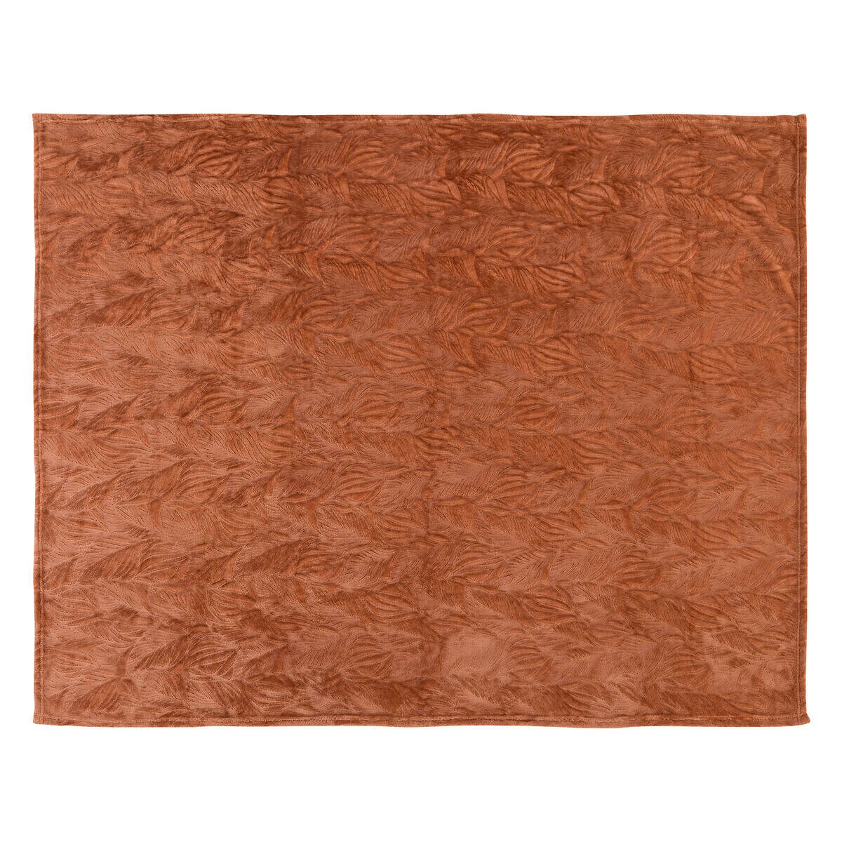 Koc we wzór liści RYO, 125 x 150 cm