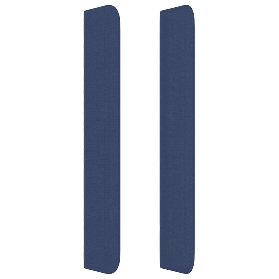 vidaXL Zagłówek uszak, niebieski, 83x16x118/128 cm, tkanina