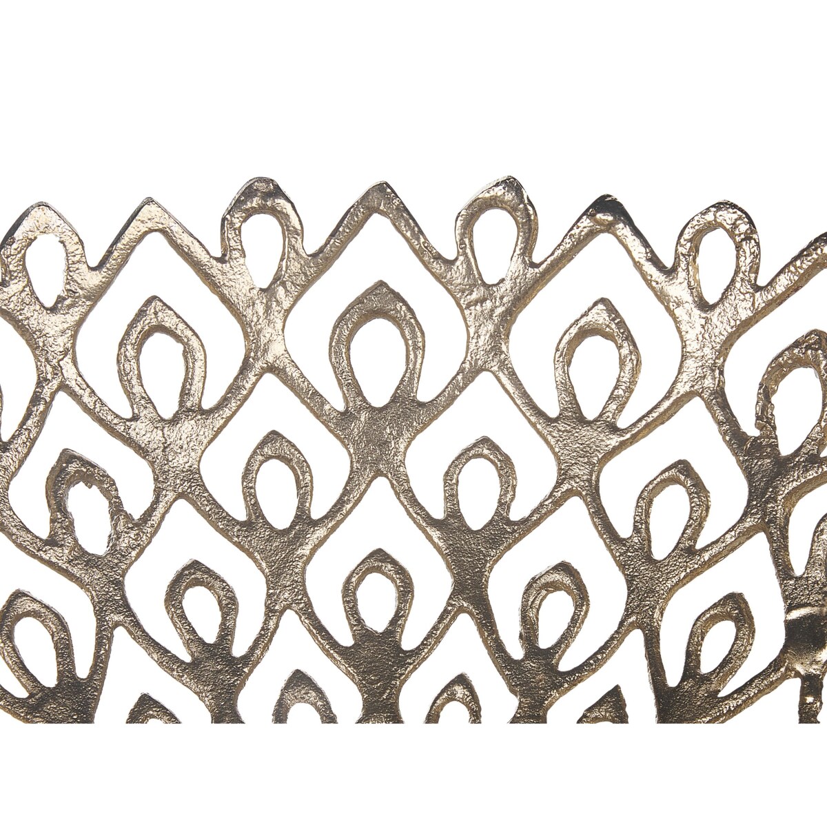 Zestaw 2 mis dekoracyjnych GROGOL Metal Złoty