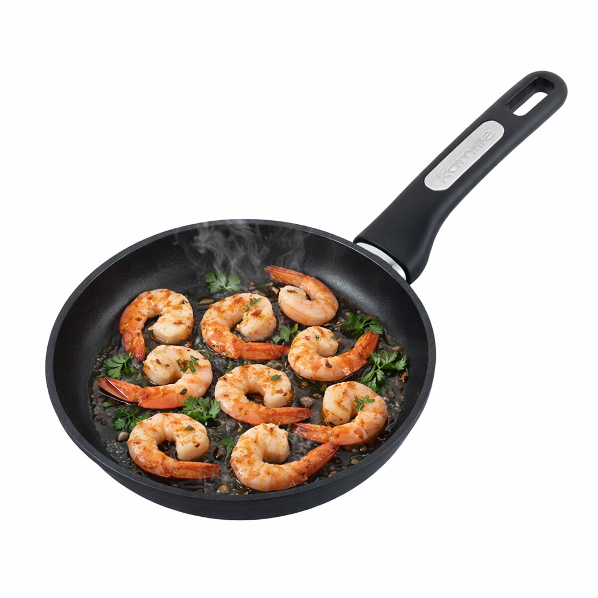 Patelnia 20cm solidna z powłoką ILAG KAMILLE