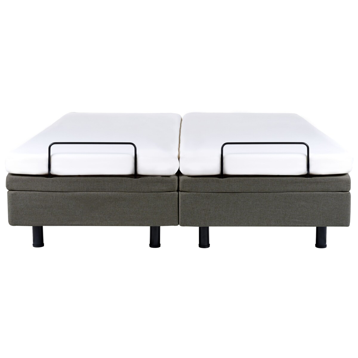 Łóżko regulowane bez zagłówka DUKE II 180 x 200 cm Ciemnoszary