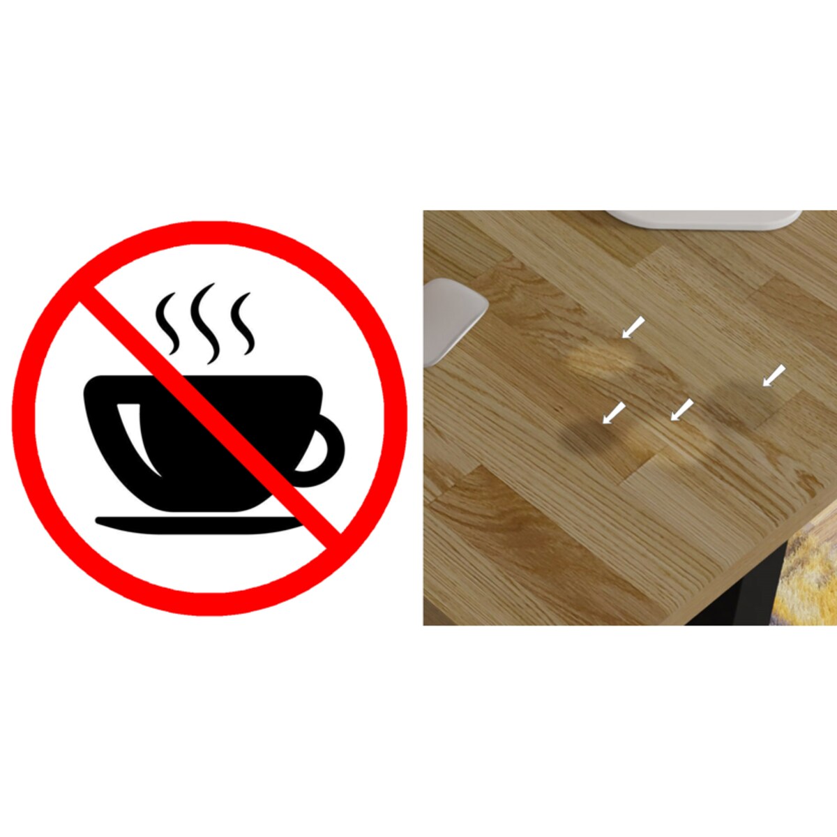 Biurko elektryczne z regulacją BIMotion 2S 140x70 biały/dąb