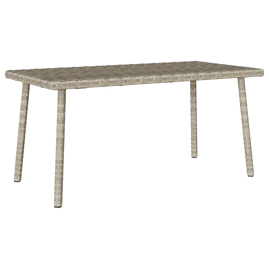 vidaXL Stolik kawowy ogrodowy prostokątny jasnoszary 80x40x37 cm