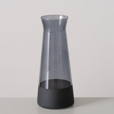 Karafka na wodę WOLUNA, czarne szkło, 1,1 l