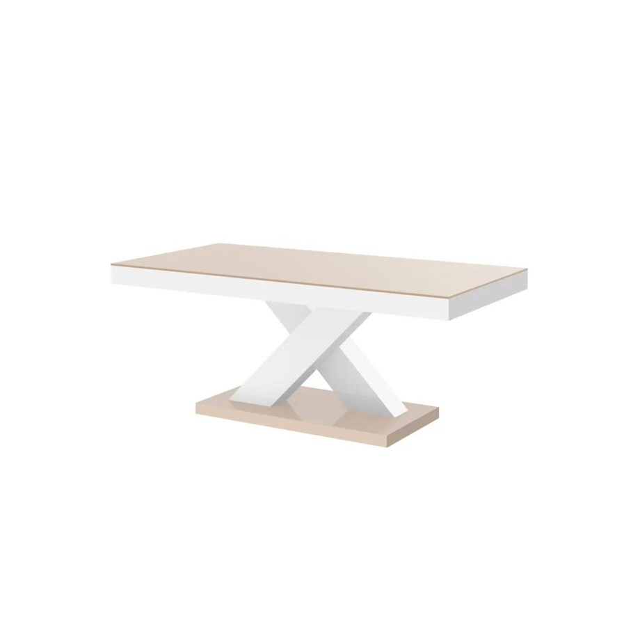 Ława XENON MINI 120x60 cappuccino/biała połysk