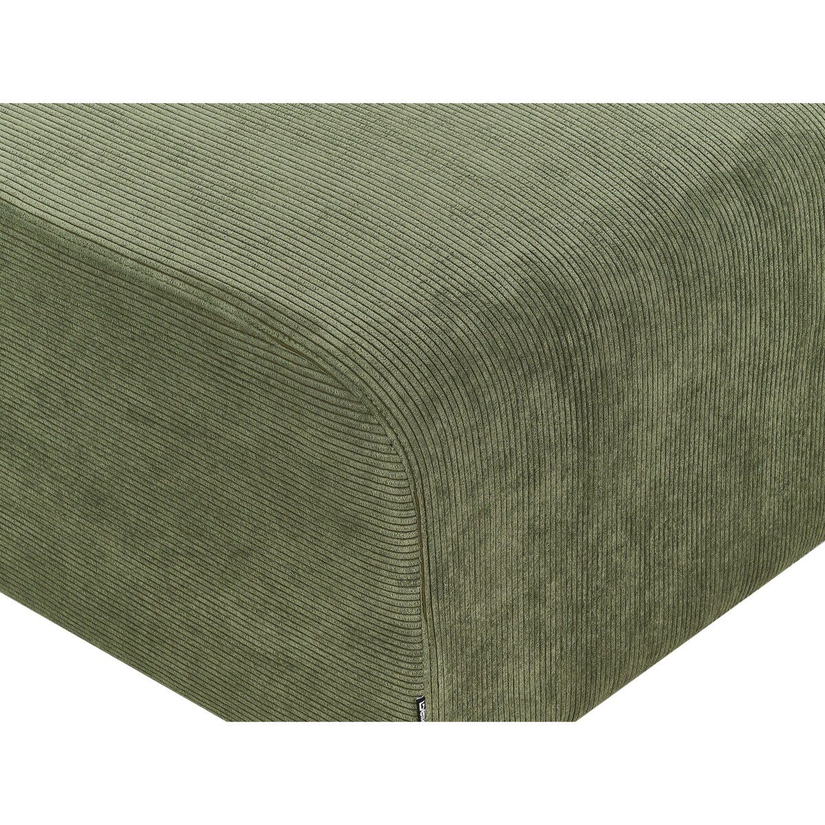 Otomana sztruksowa zielona FALSTERBO