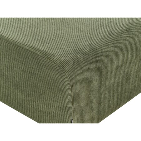 Otomana sztruksowa zielona FALSTERBO