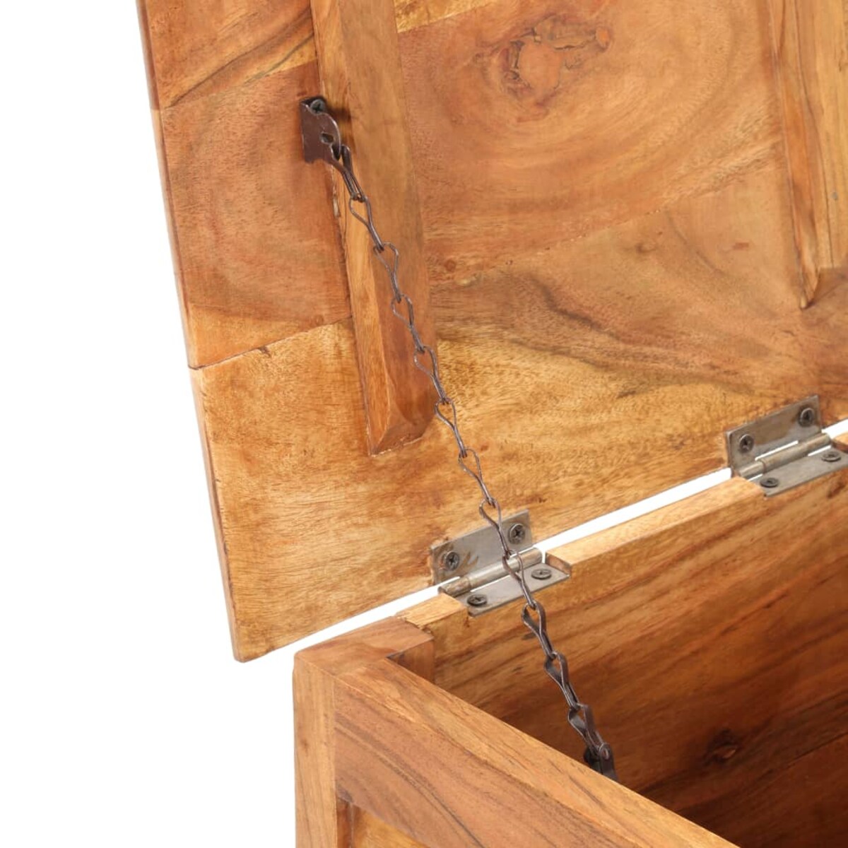 vidaXL Skrzynia, 40x40x40 cm, lite drewno akacjowe