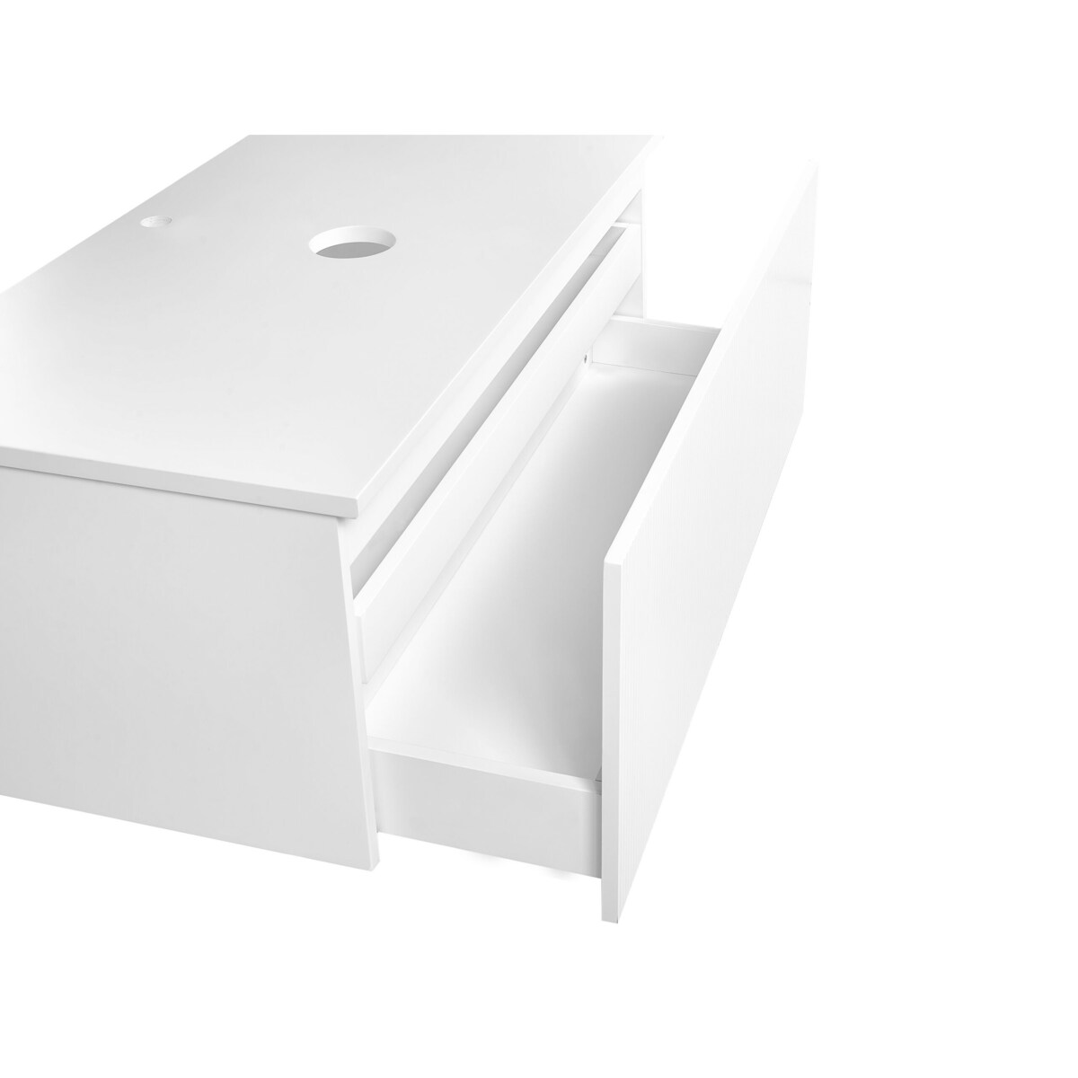 Szafka łazienkowa wisząca 100 x 52 cm biała ALZIRA