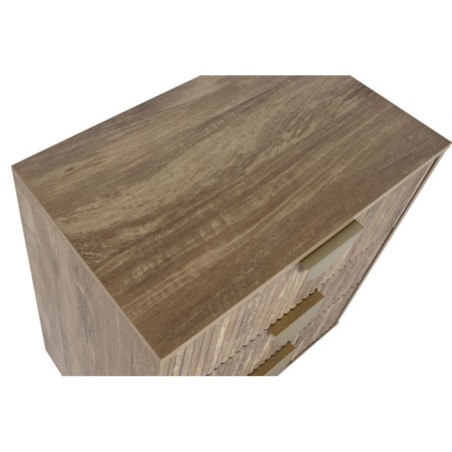 Komoda drewniana 77x60x39 cm ADOMO z szufladami