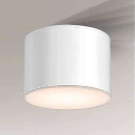 Plafon LAMPA sufitowa SUWA 7720 Shilo metalowa OPRAWA natynkowa IP44 biała