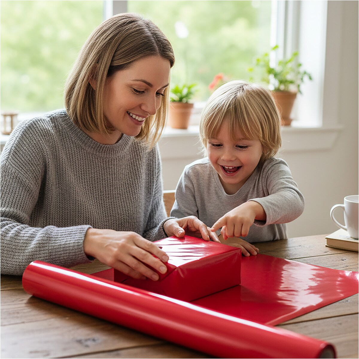Papier do pakowania prezentów 25 METRÓW MEGAROLKA Urodzinowy Do Paczek Ozdobny