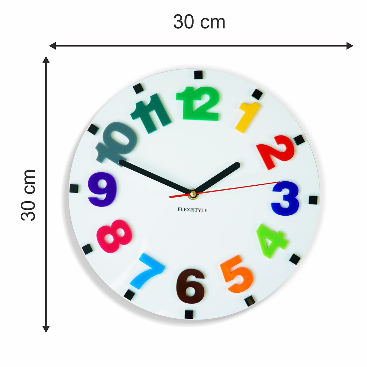 Zegar ścienny dla dzieci Numbers