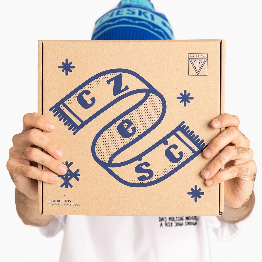 Czapka "Pieski" x Pan tu nie stał