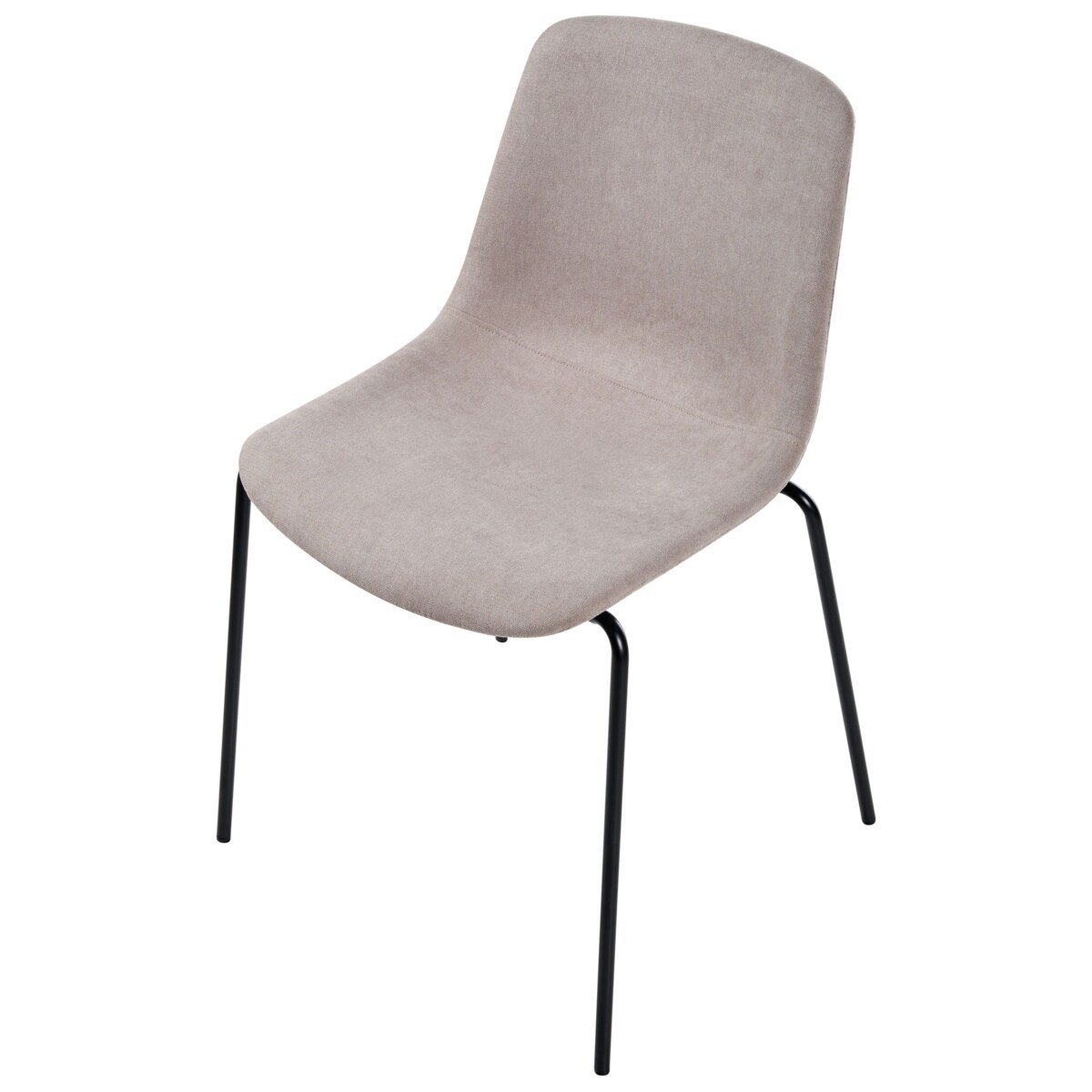 Zestaw 4 krzeseł do jadalni TILLER Beżowy