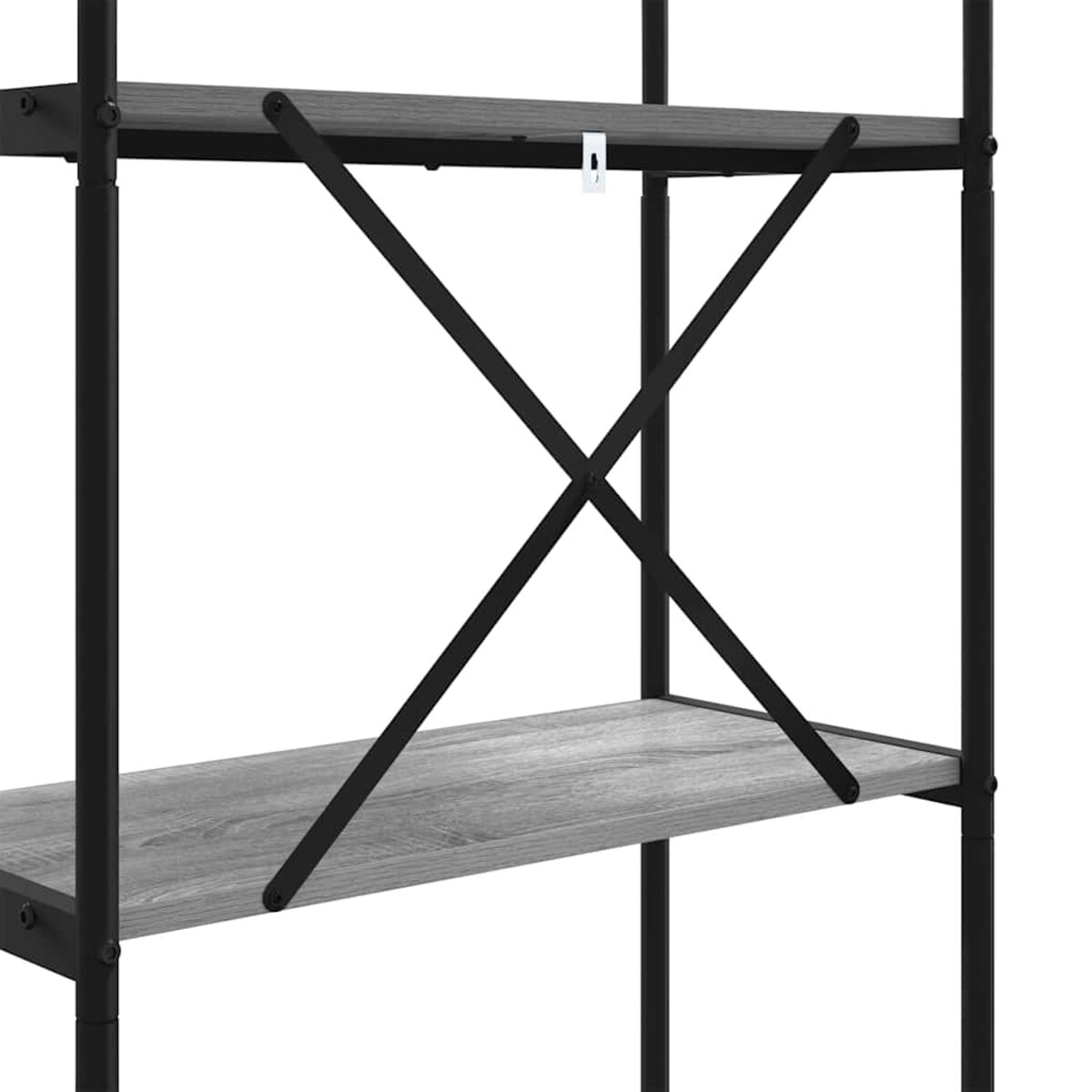 vidaXL Półka na książki Szary dąb sonoma 60 x 30 x 183 cm