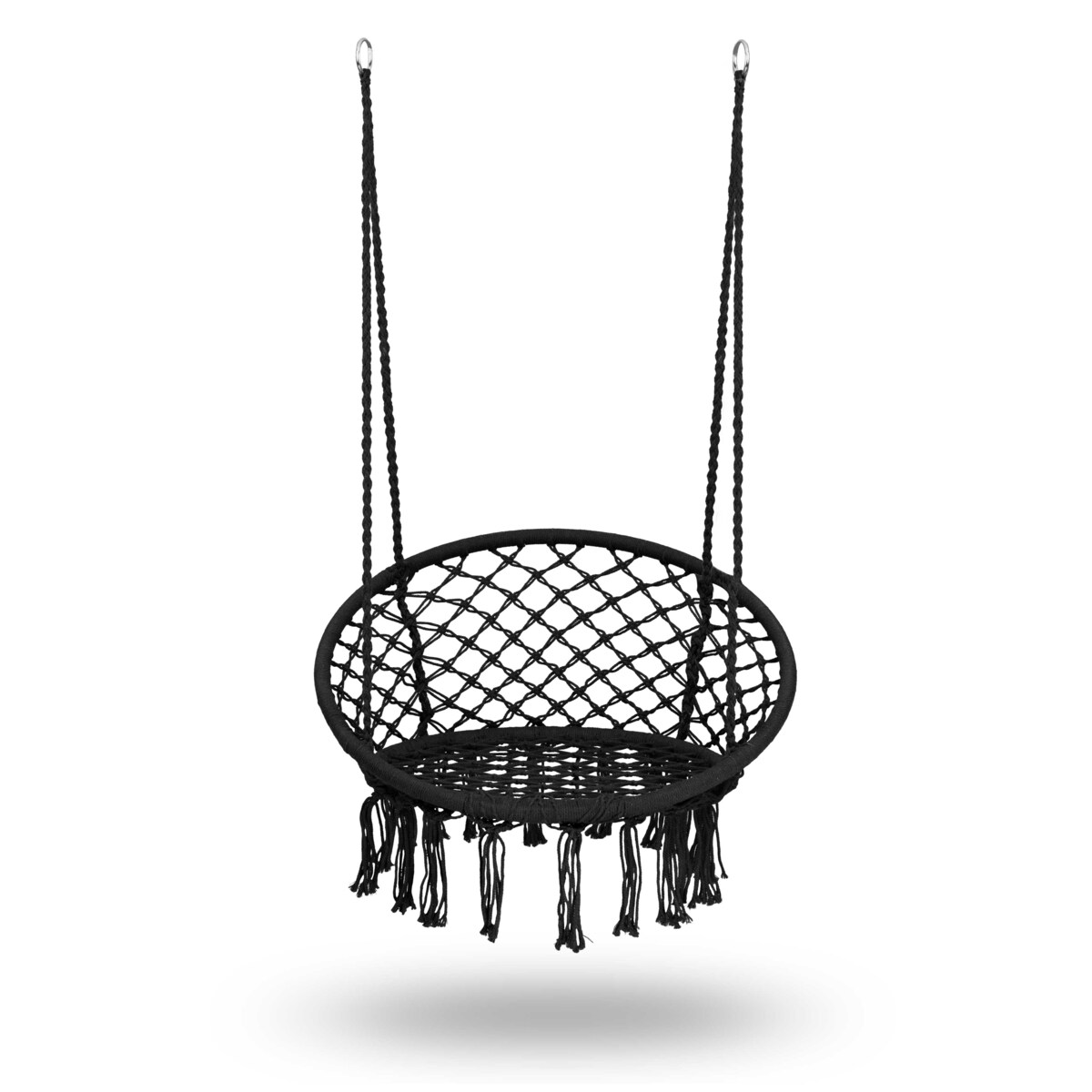 Huśtawka ogrodowa fotel bocianie gniazdo Sofotel Boho czarny