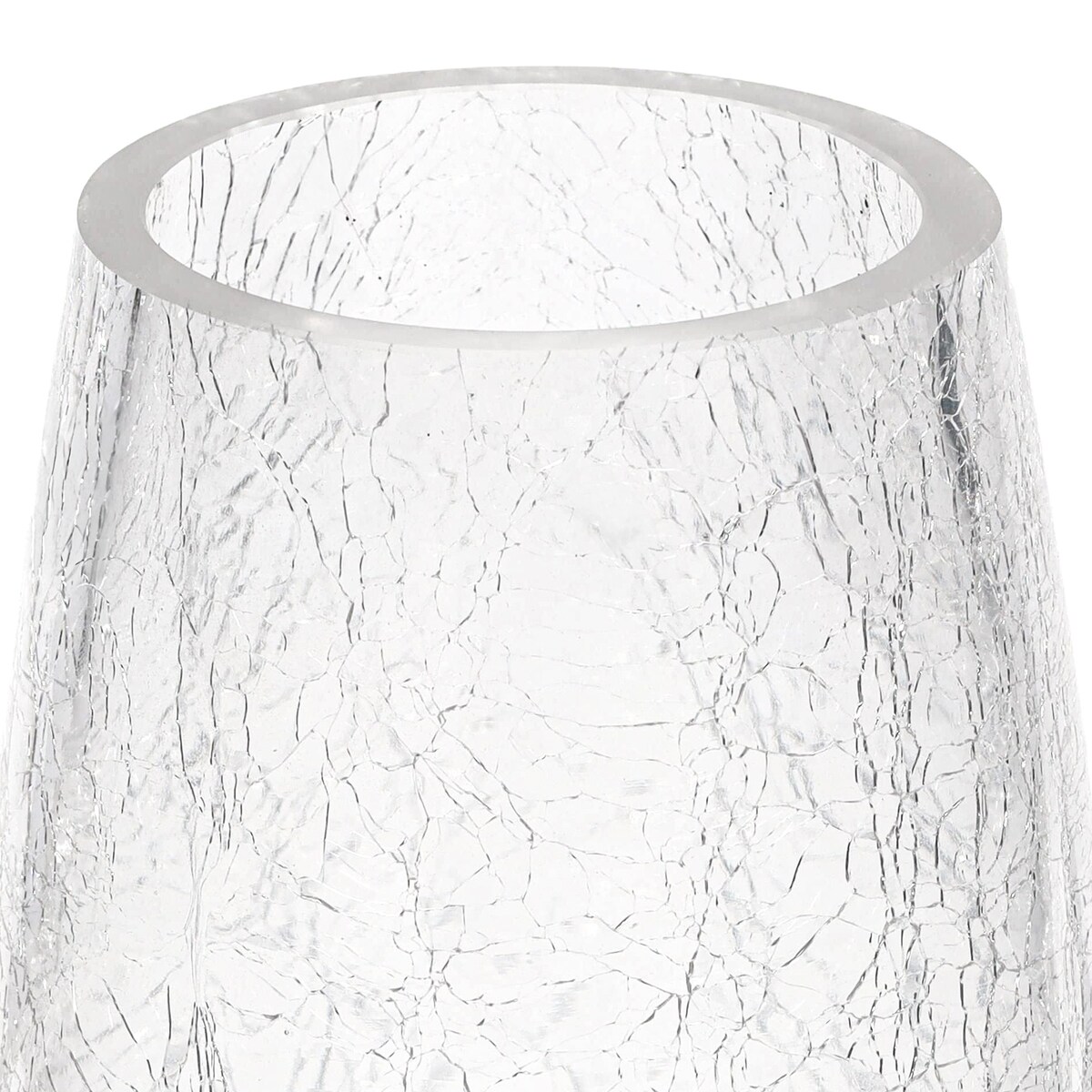 Wazon na kwiaty z motywem spękanego szkła, Ø 14 cm