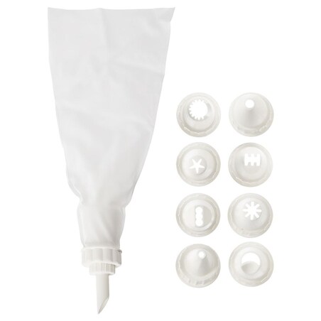 Rękaw Cukierniczy i Tylki 10 Elementów Worek Cukier Dekoracyjny do Ciast