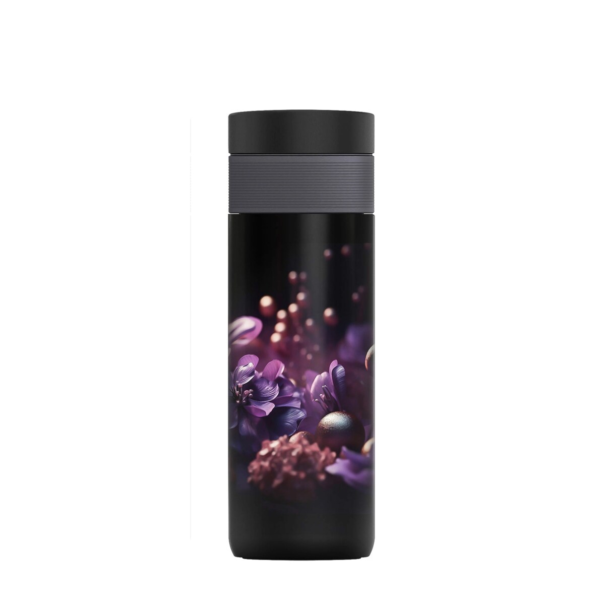 Kubek termiczny termos Etna 500 ml - Purple Flower