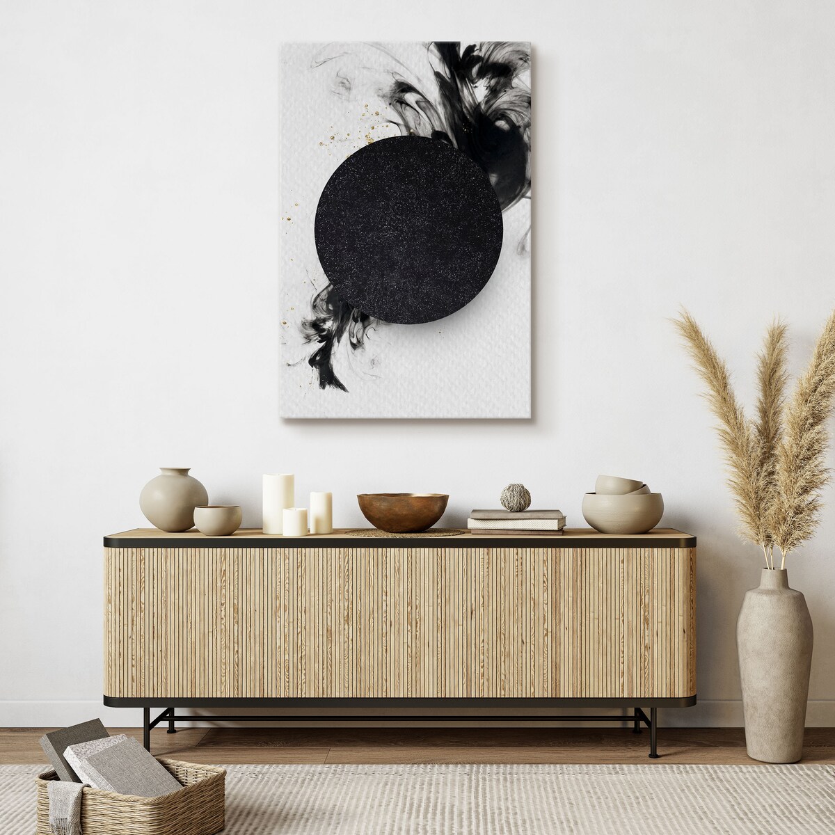 OBRAZ DO SALONU ABSTRAKCJA AKWARELE STYL GLAMOUR MINIMALIZM 80x120cm