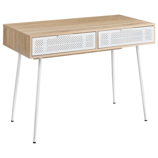 Biurko CHULA 110 cm 52 cm Jasnobrązowy