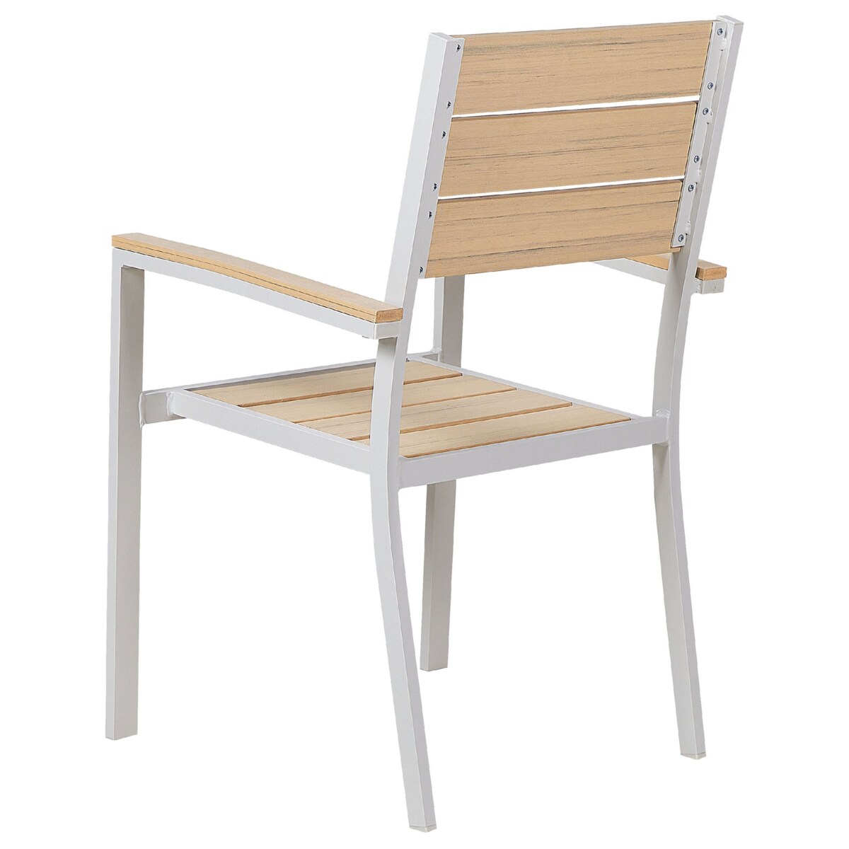 Zestaw 4 krzeseł ogrodowych beżowy PRATO