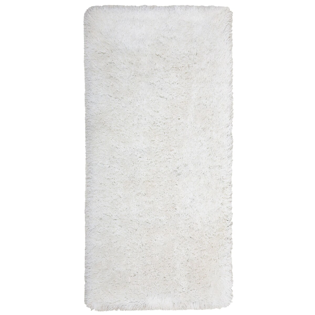 Dywan shaggy 80 x 150 cm biały CIDE