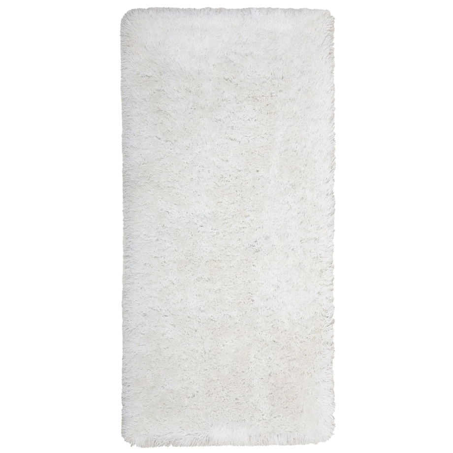 Dywan shaggy 80 x 150 cm biały CIDE