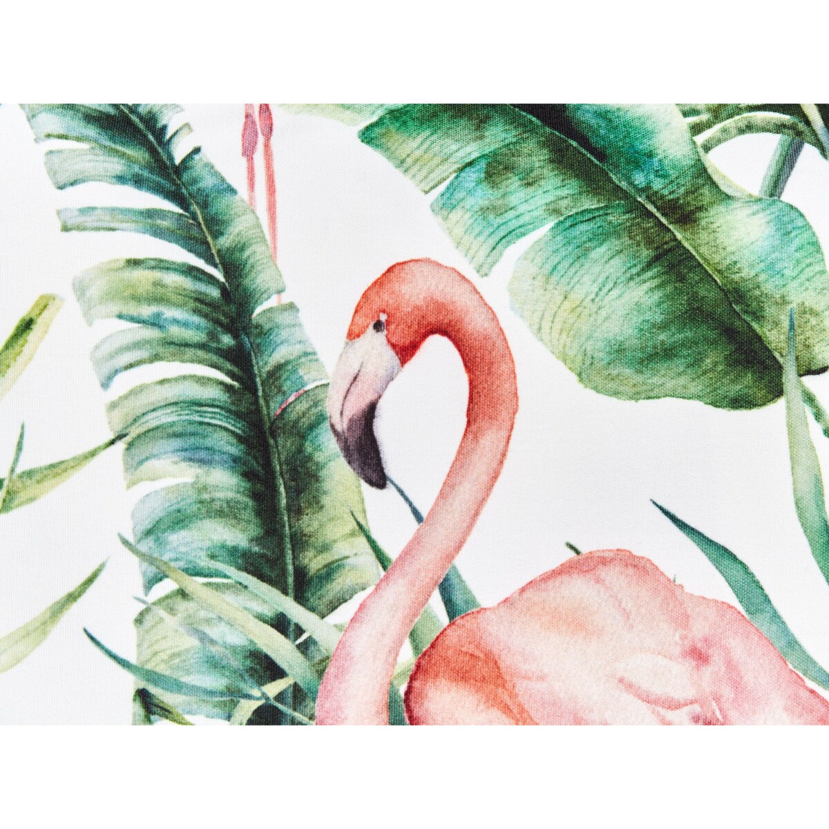 2 poduszki ogrodowe we flamingi 45 x 45 cm wielokolorowe ELLERA