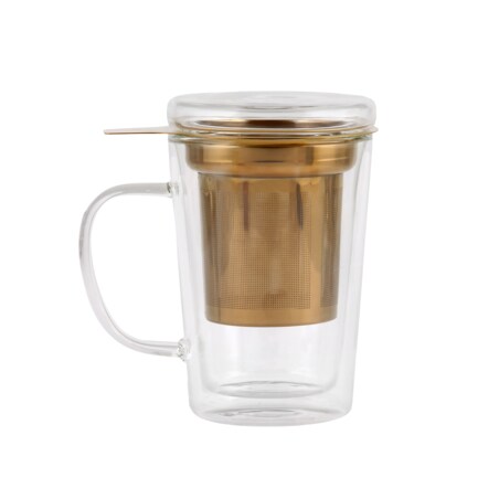 Szklanka z podwójną ścianką z zaparzaczem Amo 300 ml 29378