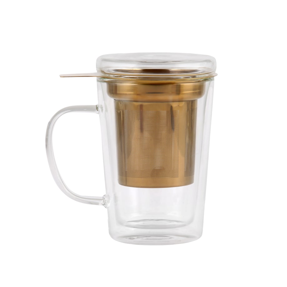 Szklanka z podwójną ścianką z zaparzaczem Amo 300 ml 29378