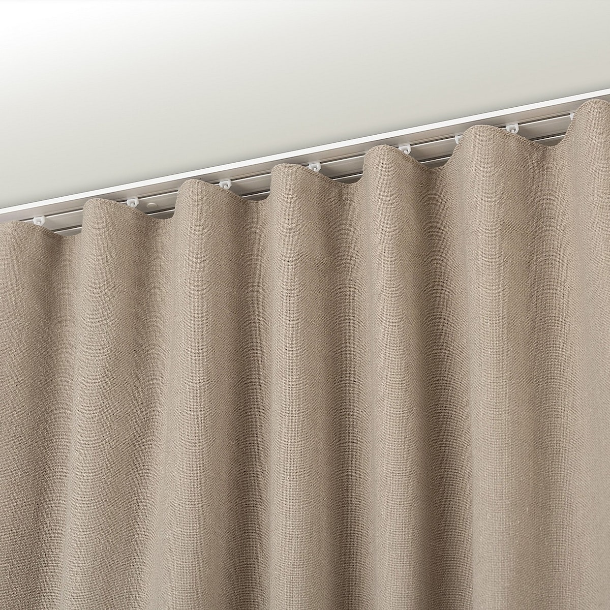 Zasłona gotowa na taśmie marszczącej 140x280cm beige 1 szt. 140x280 beżowy