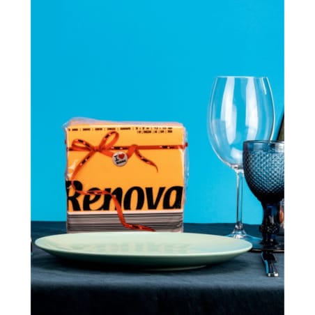 Serwetki papierowe Renova Red Label pomarańczowe 70 szt