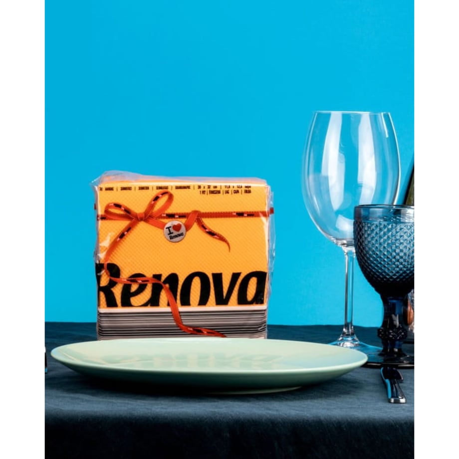 Serwetki papierowe Renova Red Label pomarańczowe 70 szt