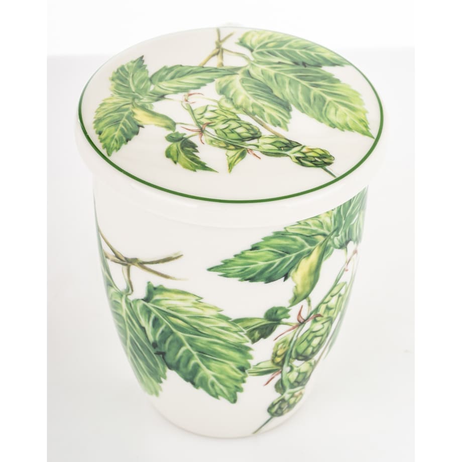 Kubek z zaparzaczem 350 ml w pudełku 11x12x9 cm HERBES pnącze